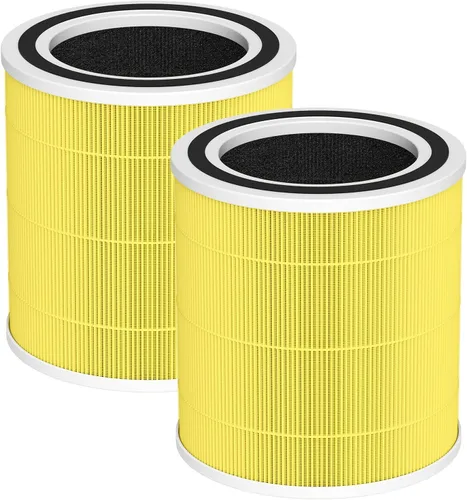 Vista 8 de Paquete de 2 filtros de repuesto absorbentes de toxinas AC400 para purificador de aire Purivortex AC400, filtro absorbente de toxinas AC400