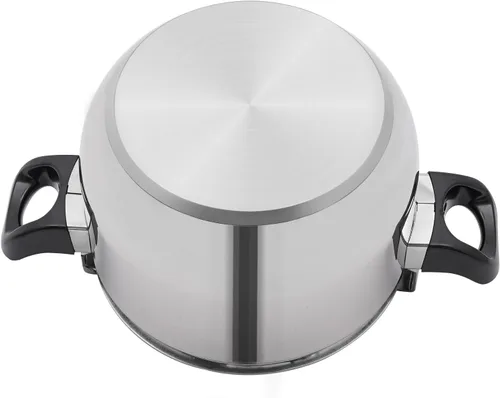 Vista 6 de Olla a presión de acero inoxidable de gran capacidad de 60 Kpa olla a presión a prueba de explosiones inferior compuesta con válvula limitadora