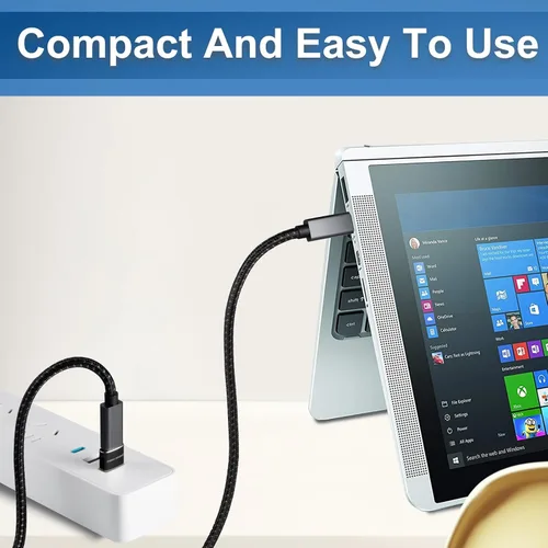 Vista 6 de Adaptador USB a USB C, 4 paquetes para iPhone de carga rápida, transferencia y conversión OTG tipo C. USBC a A compatible con iPhone 17/16/15 Plus