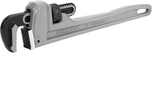 Vista 9 de DURATECH Llave de tubo recto de aluminio de 8 pulgadas de servicio pesado, ajustable, forjada por goteo, supera el estándar GGG