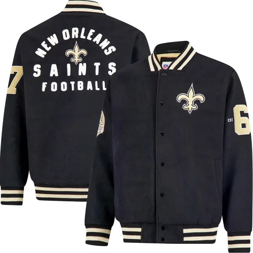 Vista 9 de Ultra Game Men's NFL Official Classic Varsity Coaches Jacket Coat