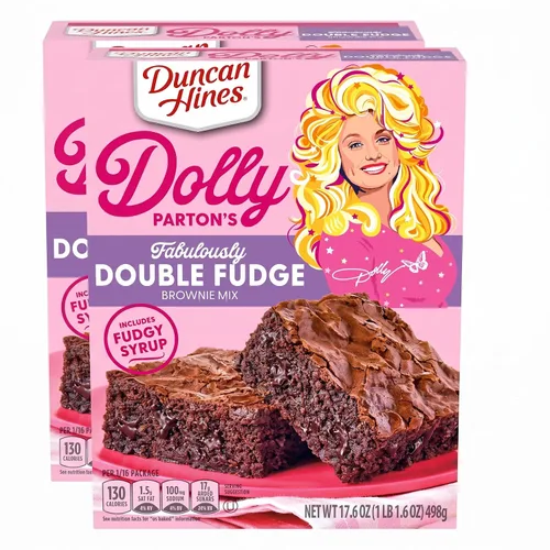 Vista 8 de Duncan Hines Brownie Mix, Fabulously Double Fudge, 17.6 oz.