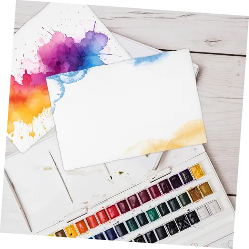 Vista 6 de ARTIBETTER 25sheets Cold Press Watercolor Paper Deckle Edges Blank Artist Paper for Painting Sketching and Card Making Versatile Use for All Skill