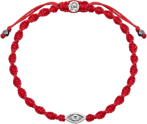 Vista 8 de KARMA AND LUCK Guardian of Blessing, pulsera de bronce de cuerda roja para hombre, hecha a mano en Bali para protección, tamaño ajustable