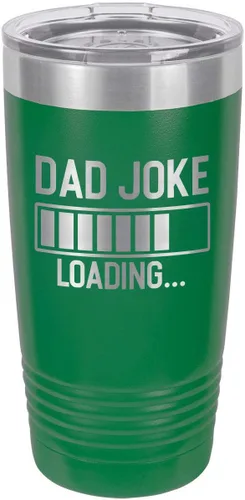 Vista 13 de Papá Broma Cargando Rojo 20 oz Vaso de Bebida Con Pajita Taza de Viaje Grabada con Láser Comparar Con Yeti Rambler Idea de regalo Papá