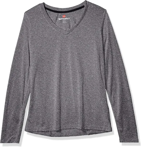 Vista 7 de Hanes Camiseta Sport Cool Dri Performance para mujer, manga corta o larga