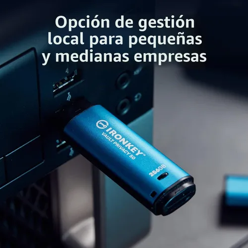 Vista 9 de Kingston IronKey Vault Privacy 50 16GB USB cifrado