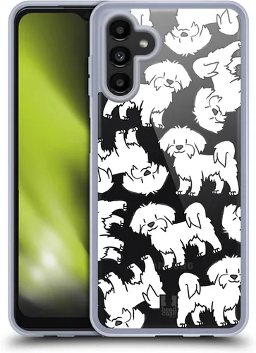 Vista 10 de Head Case Designs Airedale Terrier Dog Breed Patterns 4 Gel Case [Military Grade Protection] Compatible with Samsung Galaxy A13 5G (2021)