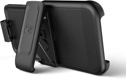 Vista 8 de Funda para cinturón Encased iPhone 11 con clip (Blindaje delgado) Funda de agarre delgada con cartuchera - Negro
