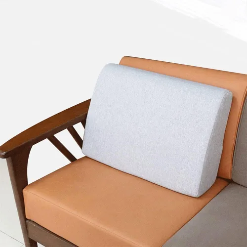 Vista 3 de Cojín de espuma viscoelástica para respaldo de sofá cama, cojín de almohada de lectura suave, almohada gruesa y cómoda para cabecero de cuña, cojín