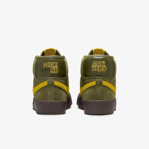 Vista 6 de NIKE SB X ANTIHÉROE BLAZER GT VERDE ROUDO MEDIO / VERDE AMARILLO-RUTO