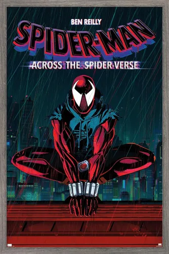 Vista 8 de Trends International Marvel Spider-Man: Across The Spider-Verse - Póster de pared de una hoja de Ben Reilly, 34 pulgadas de largo x 22.4 W, versión