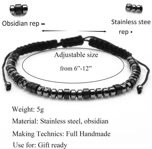 Vista 6 de JoycuFF Pulseras de código morse para mujeres y hombres, aniversario, regalos de feliz cumpleaños para mamá, papá, mejor amigo, hija, hijo, novio