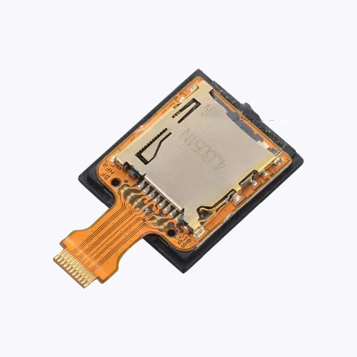 Vista 2 de TF SD ranura para tarjeta de memoria Socket lector titular con placa para nuevo 3DS XL nuevo 3DS LL