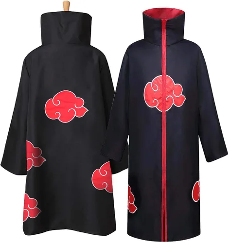 Vista 2 de Amycute Men Cloak Unisex Adult Robe Anime Cosplay Costume Kids Cape with Headband and Ring Halloween Cosplay Costumes