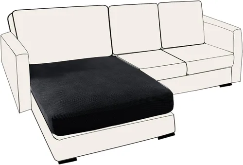 Vista 39 de UNBBRRL Fundas de cojín de asiento para sofá, elásticas, funda de cojín individual para sofá, fundas de cojín para sofá, fundas de héroe protegen