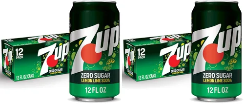 Vista 15 de 7UP Zero Sugar Lemon Lime Soda, latas de 12 onzas líquidas (paquete de 12)