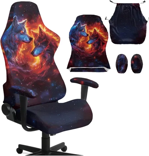 Vista 14 de Bald Eagle Gaming Protector for Students American Flag Stretchy Armrest Covers Patriotic Ergonomic Office Cover Dustproof Home & Dorm Room Decor