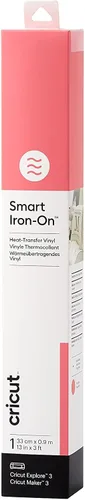 Vista 5 de Cricut Smart 2008695 - Vinilo termotransferible para planchar, 1 lámina, 13.0 in x 3.0 ft, blanco, (3 pies), 2008695