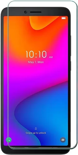 Vista 3 de Funda para TCL ION V con protector de pantalla, TPU sólido delgado y flexible con soporte de anillo giratorio de 360 grados, función atril, funda
