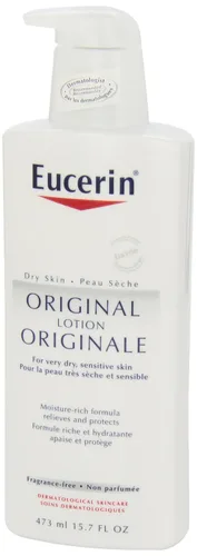 Vista 8 de Eucerin Dry Skin Therapy Loción hidratante original, 16 onzas de líquido