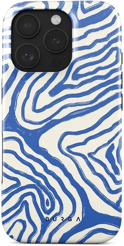 Vista 92 de BURGA - Funda p/teléfono compatible con iPhone 13 Pro, carcasa rígida híbrida de 2 capas + Funda protectora de silicona, almendras latte a lunares