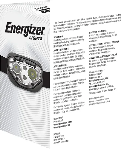 Vista 10 de Linterna de cabeza Energizer PRO-400 recargable, linterna recargable resistente al agua IPX4, lámpara de cabeza ultra brillante con múltiples modos