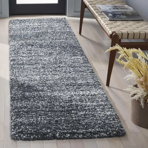 Vista 39 de SAFAVIEH Hudson Shag Collection - Alfombra decorativa de 2 x 3 pies, color marfil y azul marino, no desprende pelusa y de fácil cuidado, 2 pulgadas