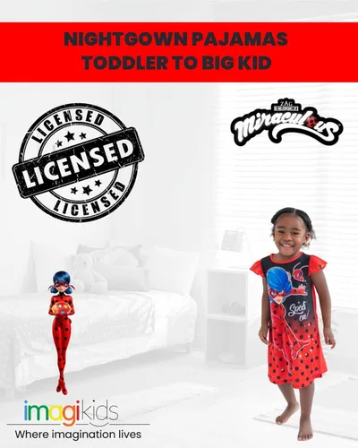 Vista 2 de Miraculous Ladybug - Pijama para niñas pequeñas a niños grandes