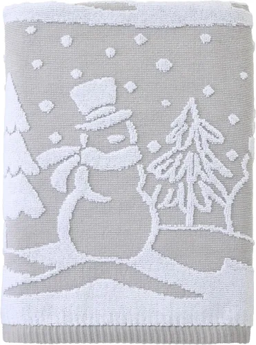 Vista 32 de SKL Home Toalla de baño de Navidad/Winter Fair Isle, color rojo