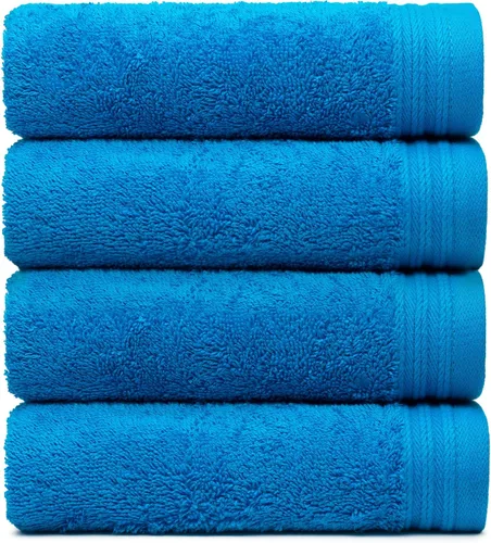 Vista 27 de Juego Premium de Toallas de 16 Toallas de Mano de 18" x 30" Color: Negro 100% Algodón 16 Toallas de Mano Ultra Suaves y Altamente Absorbentes