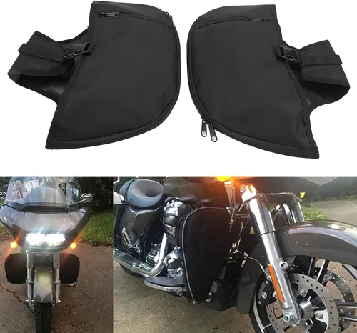 Vista 5 de Soft Lowers Chaps - Funda protectora de motor de motocicleta, cubierta protectora de motor de conducción, cubierta protectora de motor impermeable