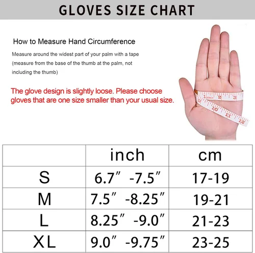 Vista 2 de 30F Guantes de invierno térmicos para correr, para pantalla táctil