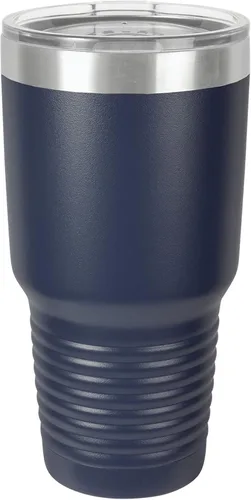 Vista 15 de Polar Camel Vaso aislado al vacío de acero inoxidable de 30 oz (negro)