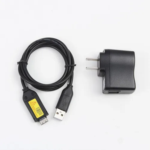 Vista 3 de MaxLLTo 1A USB AC/DC Cable cargador adaptador de corriente para cámara Samsung L210 WB550 TL105 NV9