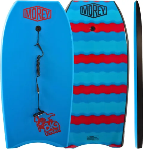 Vista 6 de Morey Big Kahuna Bodyboard de 44 pulgadas Bodyboard para jinetes altos Tablero de cuerpo de alto rendimiento Diseño duradero de núcleo PHUZION