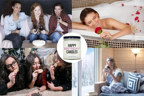 Vista 7 de Regalos de velas de feliz cumpleaños You Can Cross Dying Young Off Your List Ideas de regalo únicas divertidas para mujeres, mejores amigas