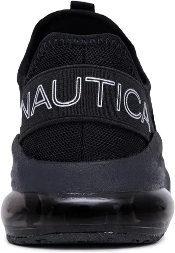 Vista 3 de Nautica Zapatos deportivos casuales de moda con burbujas de aire para niños, zapatos para caminar, ligeros, para niños y niñas, con cordones
