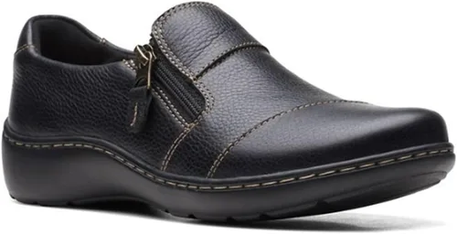Vista 4 de Clarks Mocasín Cora Harbor para mujer, Negro