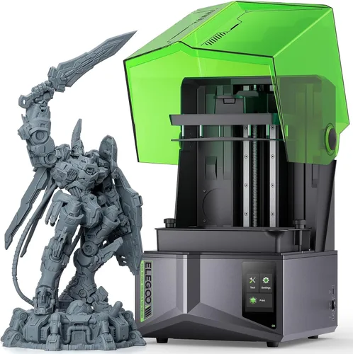 Vista 12 de ELEGOO Saturn 3 MSLA 12K Impresora 3D, Impresora 3D de Resina de Escritorio con LCD Monocromático de 10 Pulgadas, Voxeldance Tango Slicer