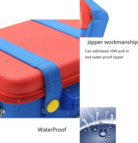 Vista 8 de Bolsa de almacenamiento multifunción de la máquina de juego para el interruptor rojo y azul