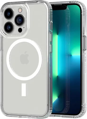 Vista 10 de Tech21 Evo Clear (MagSafe) - Funda transparente MagSafe para iPhone 13 con protección contra caídas de 12 pies