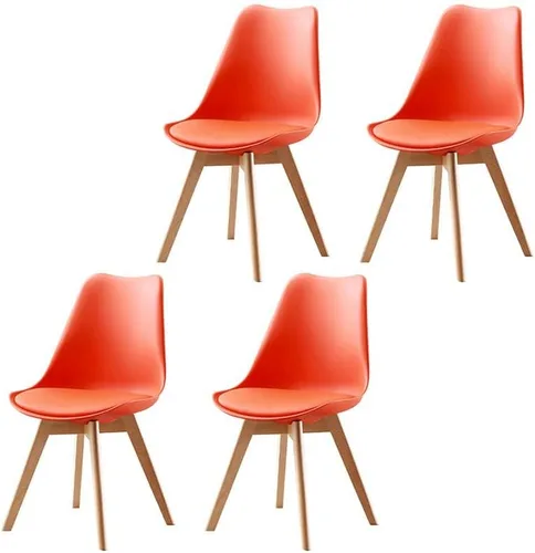 Vista 35 de Sillas de comedor modernas, silla lateral tapizada para el hogar, silla auxiliar para sala de conferencias, silla de comedor, silla de comedor sin