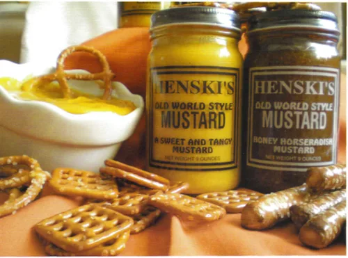 Vista 3 de Henski's Mostaza estilo viejo mundo (dulce y picante)