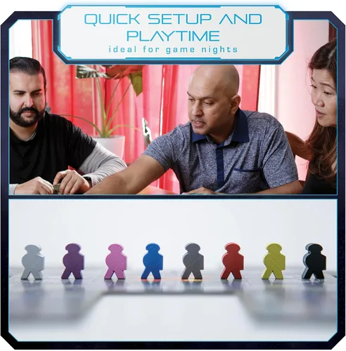 Vista 7 de Juego de Mesa No Escape - Juegos de Mesa de Estrategia para Adultos, Juegos Familiares, Juegos de Fiesta. Juego de Laberinto de Traidor de Sabotaje