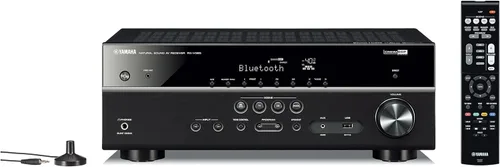 Vista 2 de Yamaha RX-V385 receptor de AV 4K Ultra HD con Bluetooth y 5.1 canales