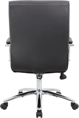 Vista 8 de Boss Office Products (BOSXK Silla Ejecutiva Moderna de Conferencia, Negro, B696C-BK)