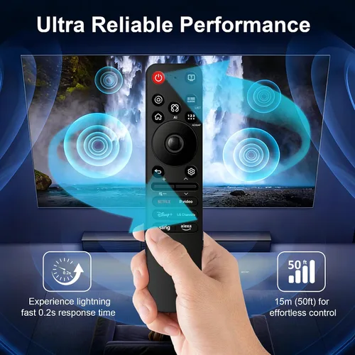 Vista 3 de Universal for LG Smart TV Remote,Replacement Magic Remote Control AN-MR25GA for 2018 to 2025 LG WebOS TV,Compatible