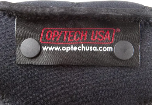 Vista 3 de OP/TECH USA Soft Pouch – Funda compacta para cámara digital, bolsa de accesorios ligera, funda de neopreno elegante para DSLR, perfecta