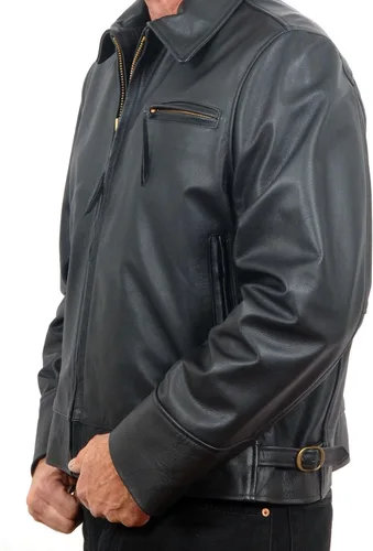 Vista 3 de USA Made Highwayman Chaqueta de cuero